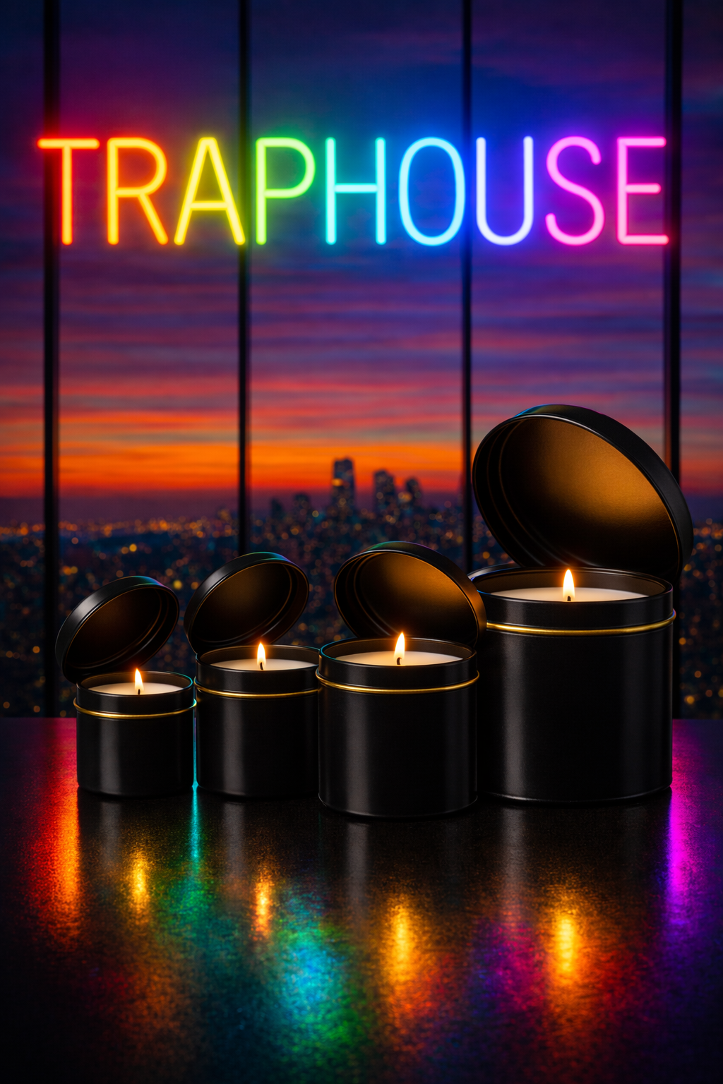 Black Luxury Tins
