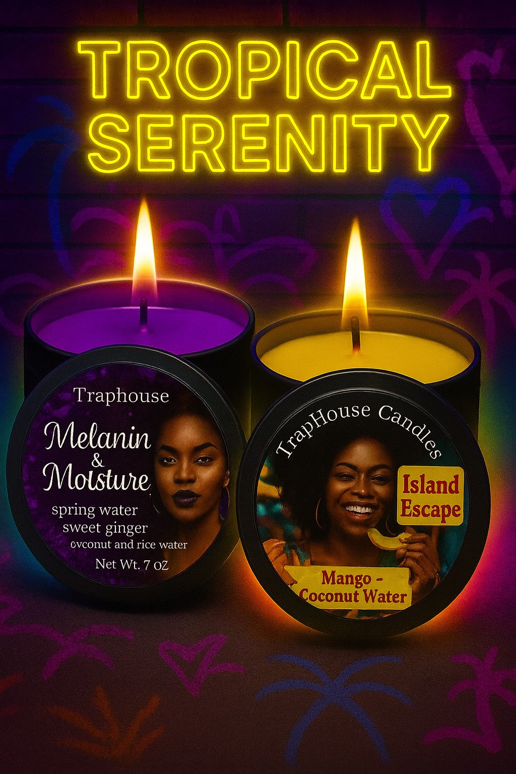 TROPICAL SERENITY 2 CANDLE SET